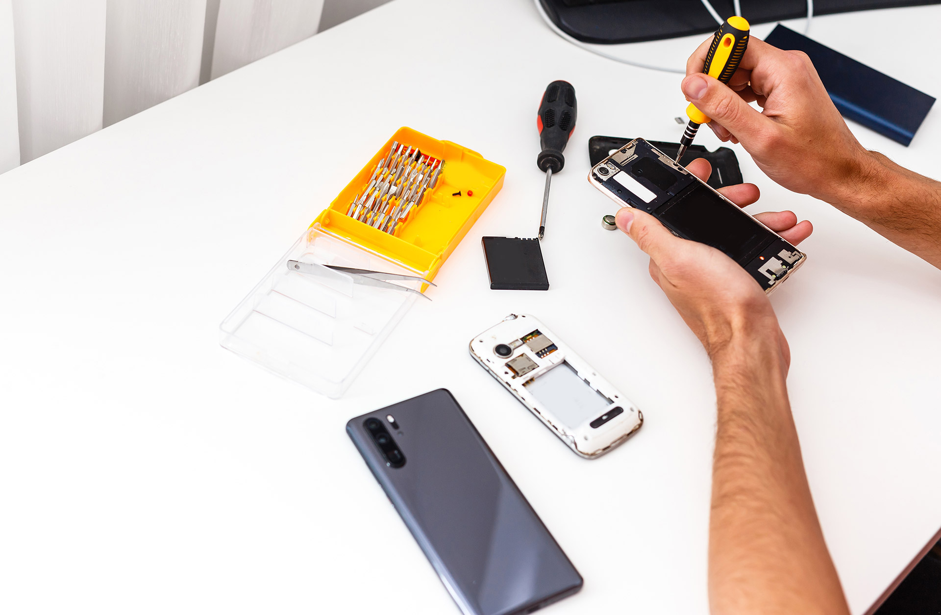 Abbildung reparatur Smartphone